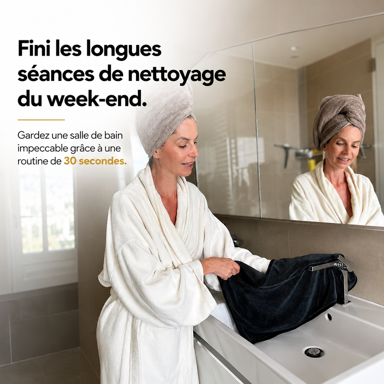 Serviette salle de bain Klaropro