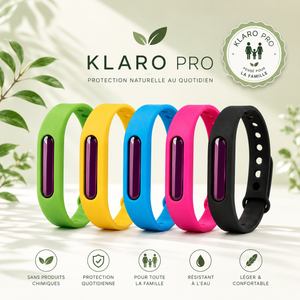 Bracelets anti-moustiques Klaropro