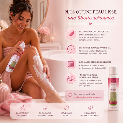 Kyra Smooth™ – Une peau lisse comme vous ne l'avez jamais connue, sans repousse rapide Kyrasanté