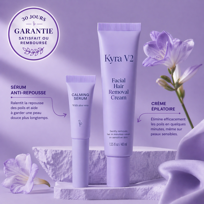 Kyra V2™ – Kit Épilation Anti-Repousse Intense Kyrasanté